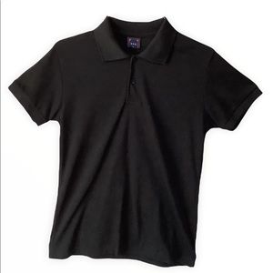G&G Black Buttoned/Collared Short - Size L (10-12)